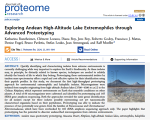 Exploring Andean High-Altitude Lake Extremophiles through Advanced Proteotyping