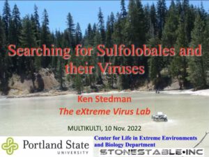 Sulfolobales and their viruses - Talk by Ken Stedman